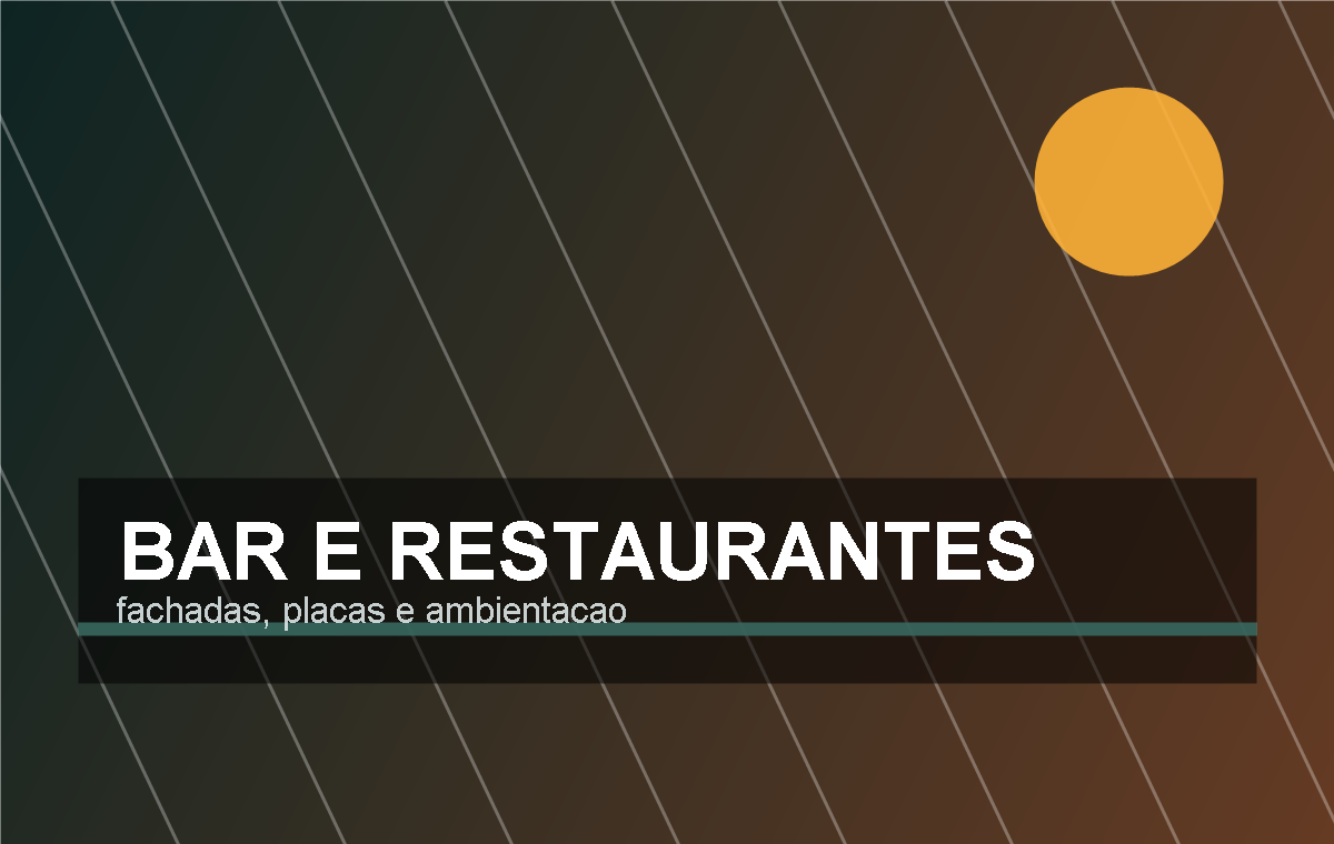 Bar e restaurantes