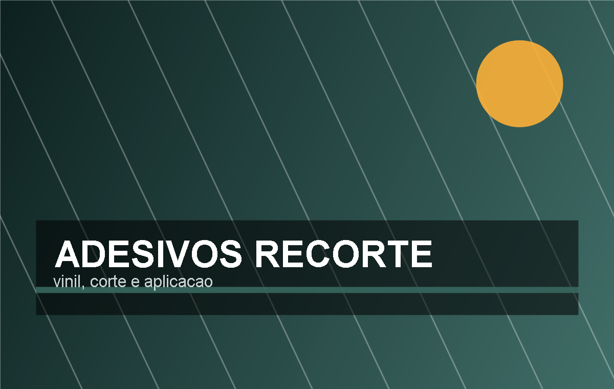 Adesivos recorte